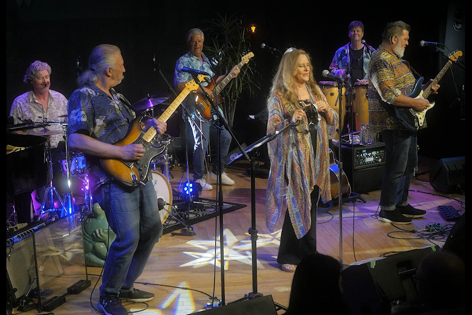 The Crew, featuring Kelly Breaks (centre) on bass will present Yacht Rock The Dock on Aug. 15 and 16 at Blue Frog Studios.