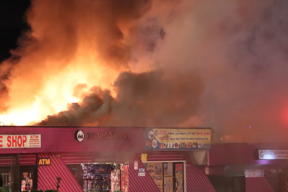Surrey police arrest 1 person in connection with early-morning Whalley fire