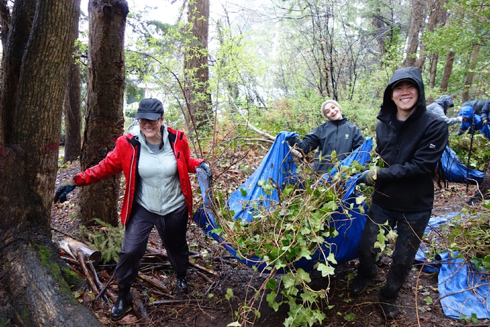 The Lower Mainland Green Team in action at a previous event.