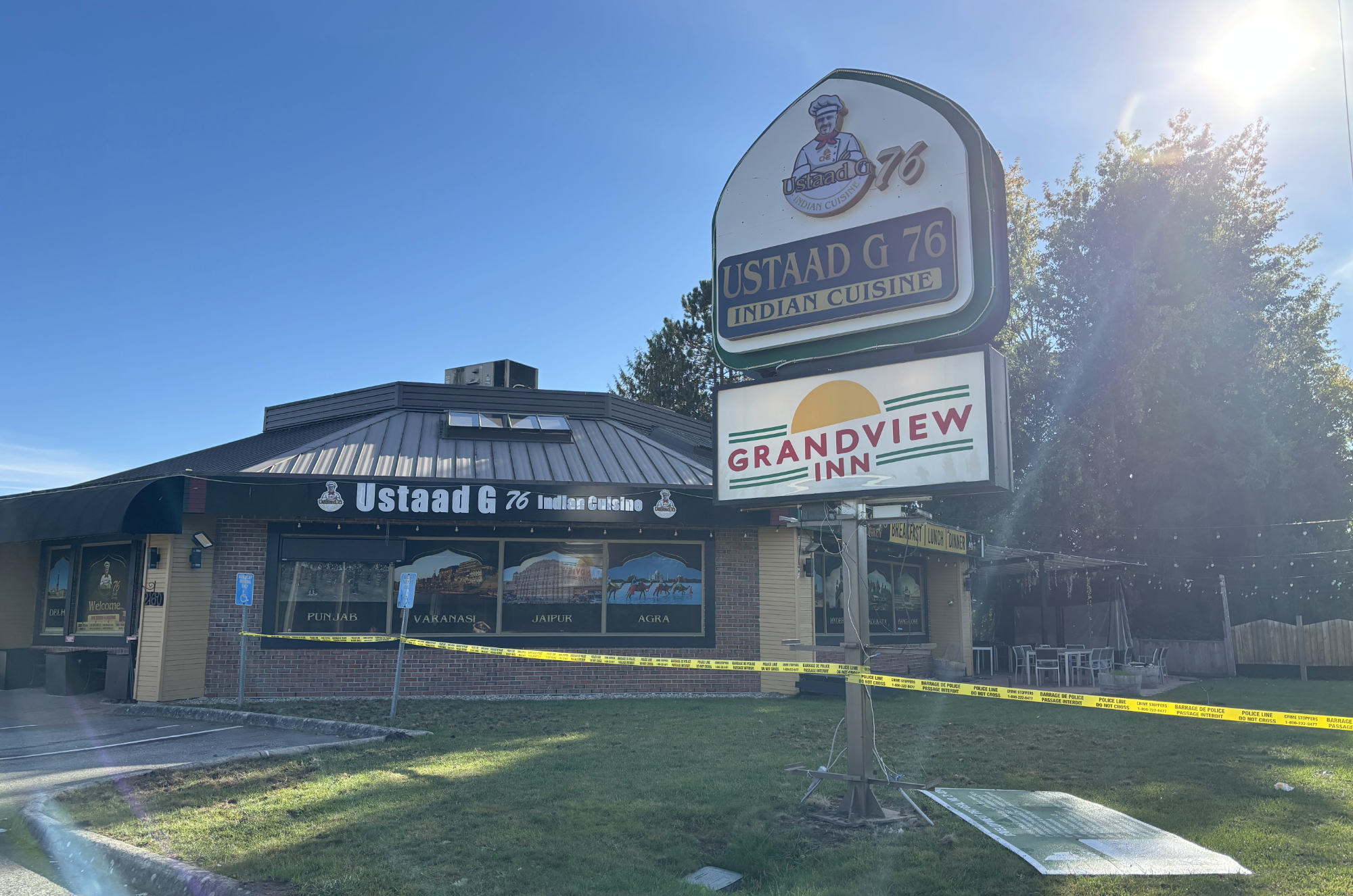 Scene of restaurant shooting