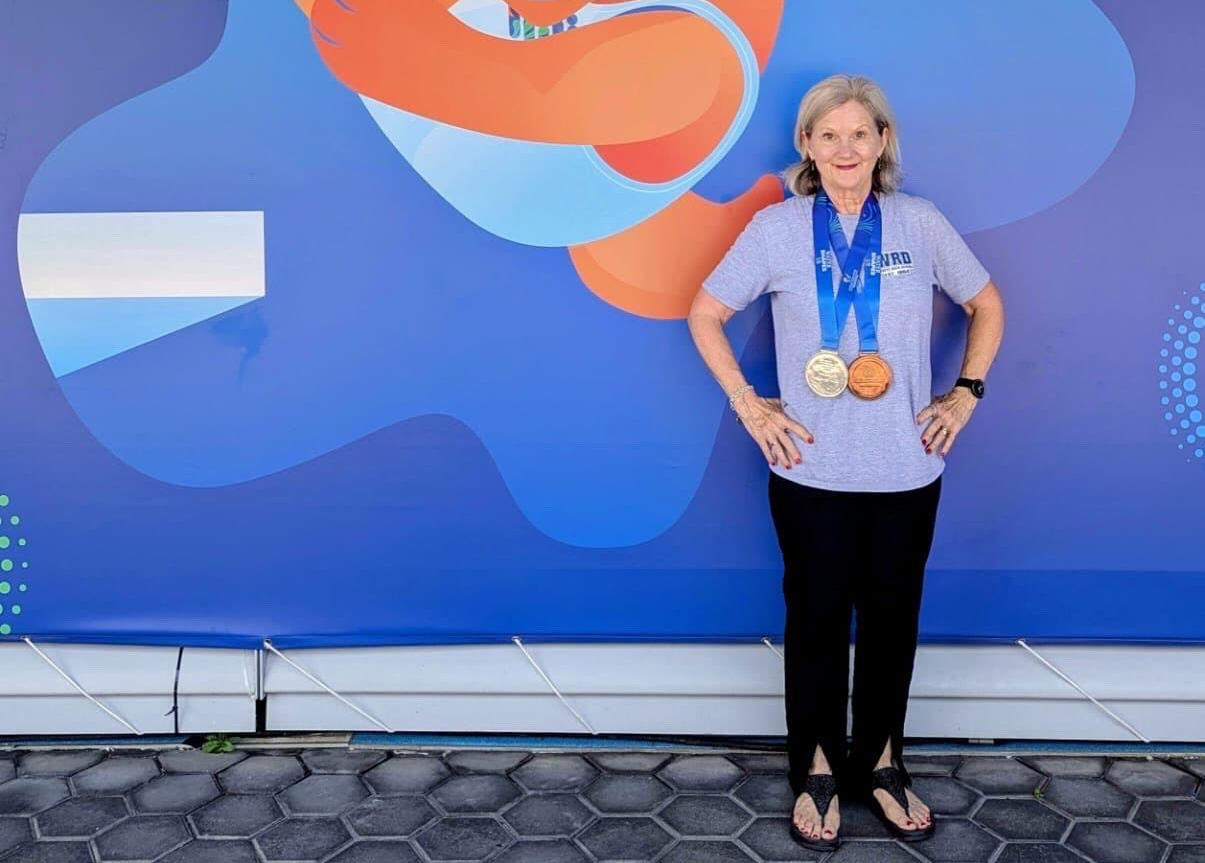 B.C. senior wins 2 diving medals in Singapore