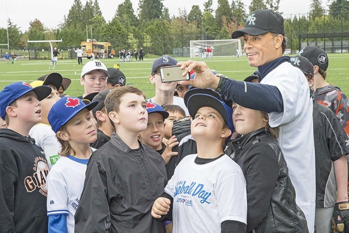 White Rock Baseball Day in support of Jays Care Foundation 2015