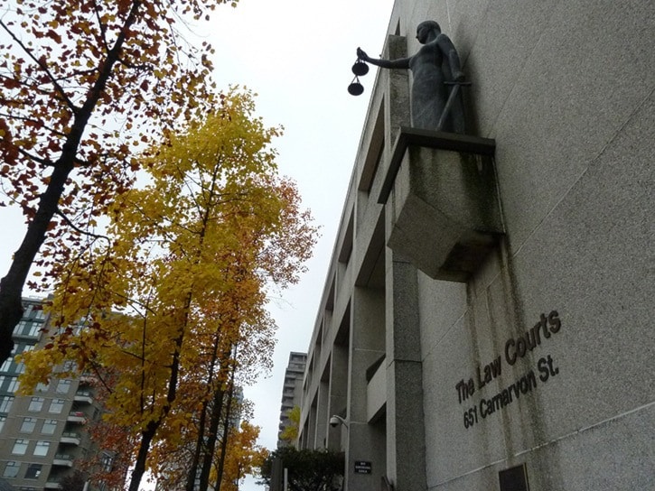 Tracy Holmes photo
B.C. Supreme Court in New Westminster.