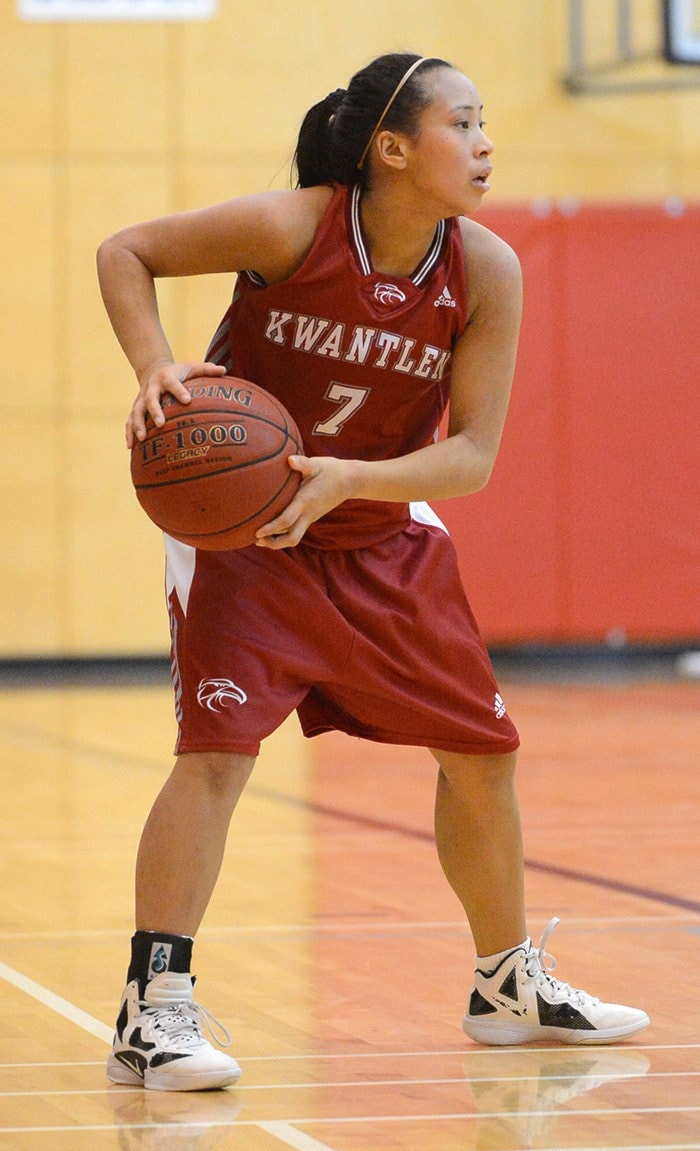 Kwantlen #7 Jessica Villadiego.
BOAZ JOSEPH / THE LEADER