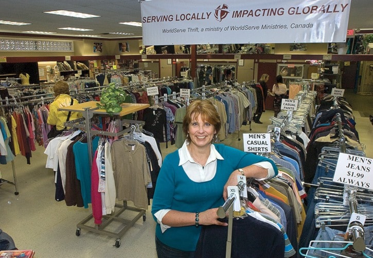 World Serve Thrift Store has been open for one year. Melody