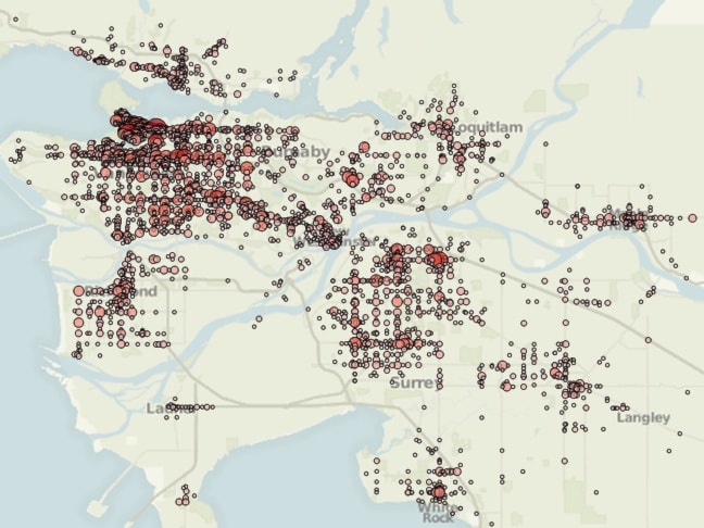 50890surreyICBCpedcrashmap