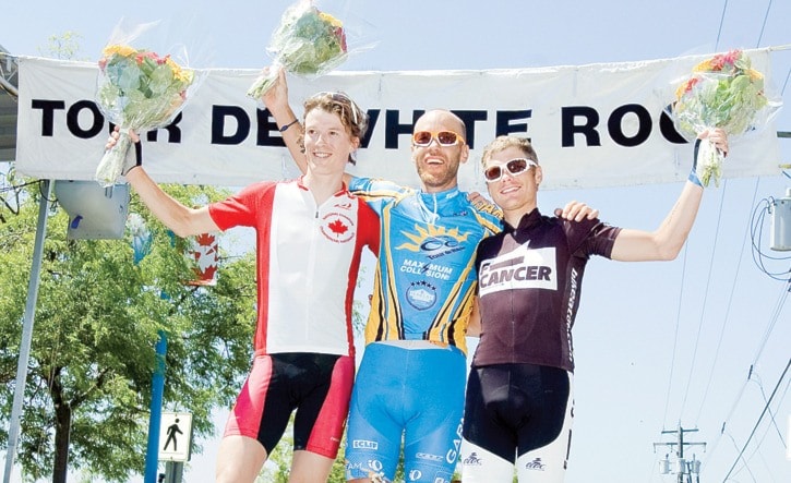 Tour de White Rock, July 18, 2010
- Men's top three