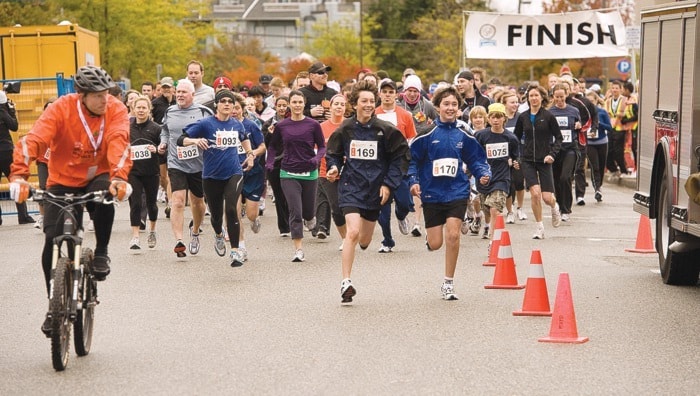 Peace Arch Hospital's annual HSBC Pumpkin Walk/Run -