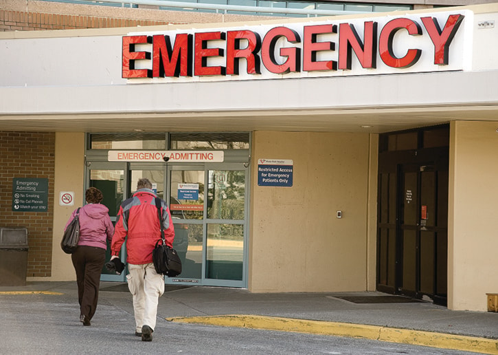 Peace Arch Hospital Emergency Ward is experiencing over capacity problems.