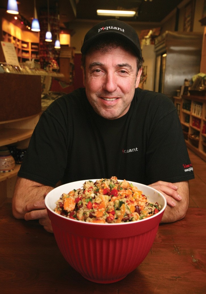 Dave Narod of Piquant with his recipe. Photo by James Maclennan.
