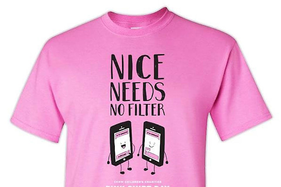 Nice needs no filter' on Pink Shirt Day, marked Feb. 28 this year - Peace  Arch News