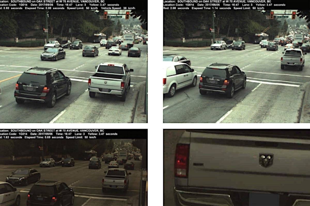 red light camera ticket time to mail