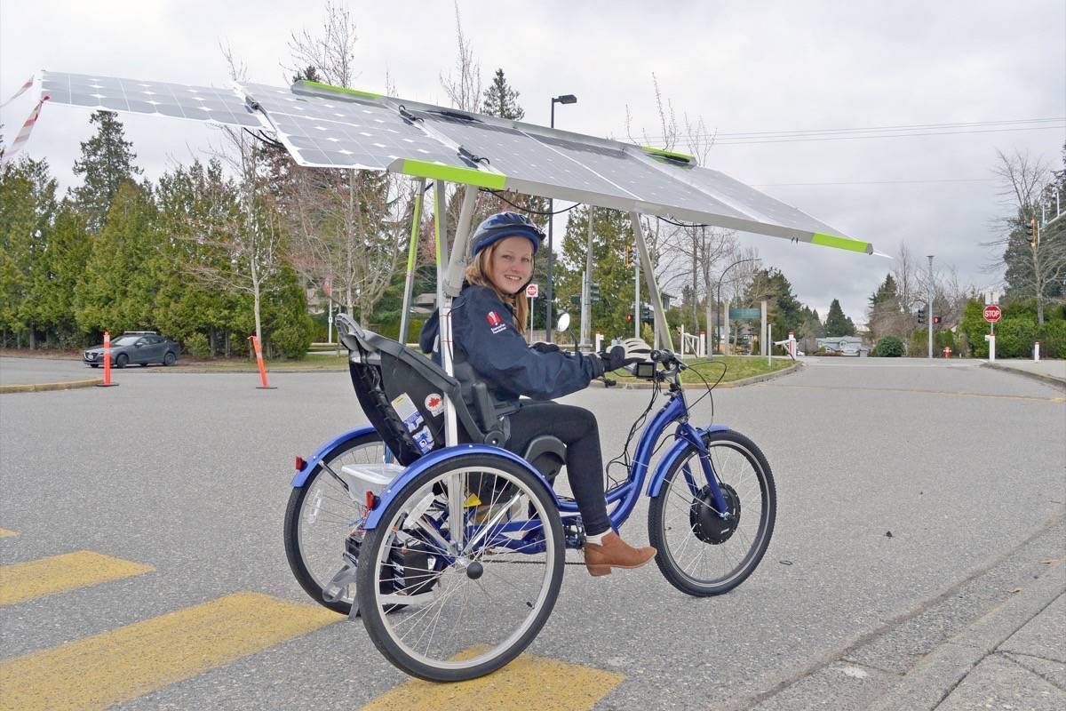 Solar bicycle design hot sale