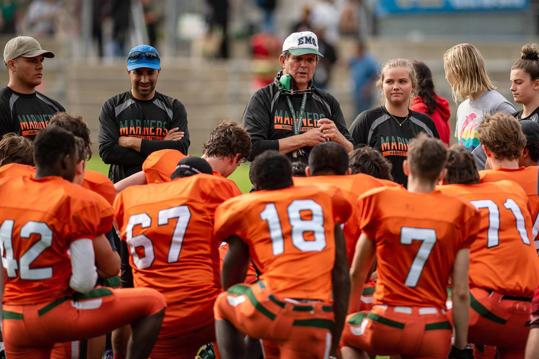 Earl Marriott players, coaches 'energized' by practice-only football season  - Peace Arch News