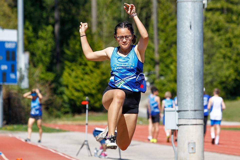 Ocean Athletics held a club-members-only outdoor track-and-field competition last weekend at South Surrey Athletic Park. (Gordon Kalisch/Fast Track Sports Photography)