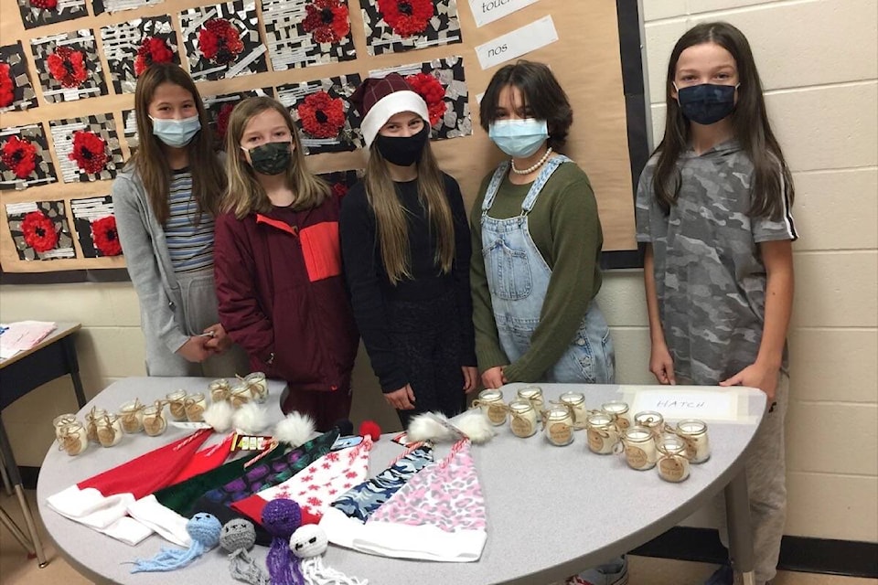 Laronde Elementary French Immersion Grade 6 students undertook Compassion Projects, with efforts benefiting five non-profit organizations. (Contributed photo)