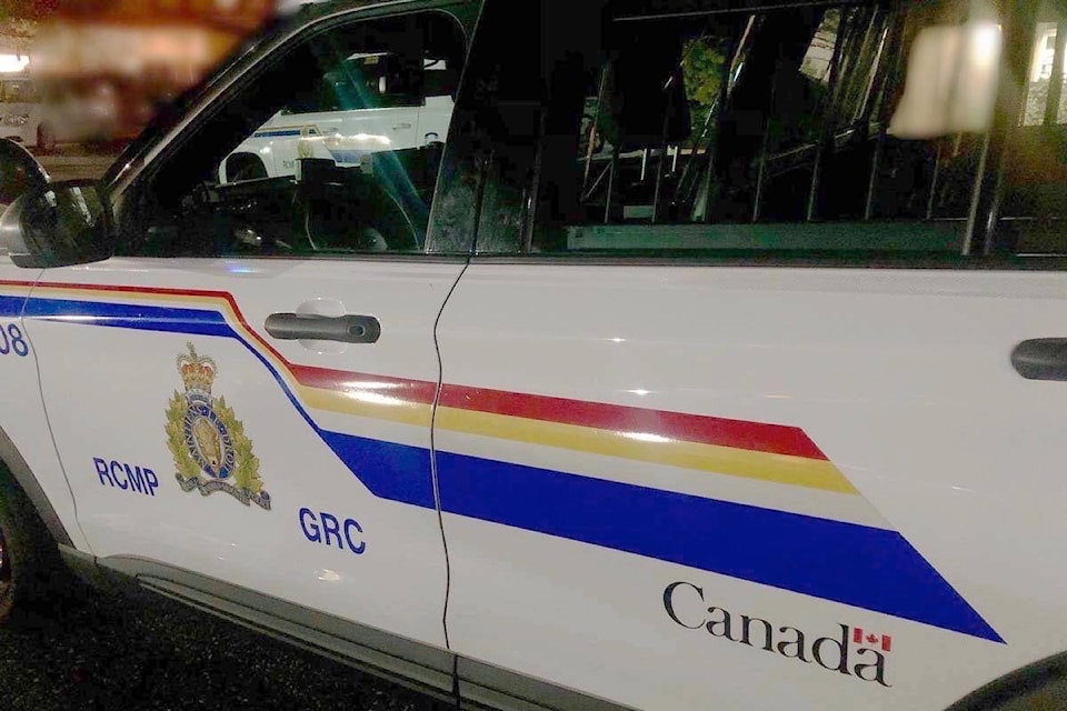 A traffic stop in White Rock took a violent turn Friday (Oct. 25, 2024). (White Rock RCMP Twitter photo)