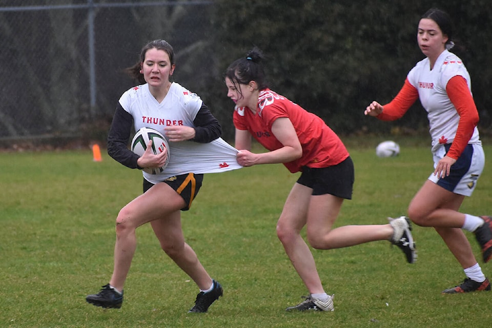 Earl Marriott Secondary hosted several Thunder Indigenous Rugby teams Sunday for a series of exhibition matches in South Surrey.