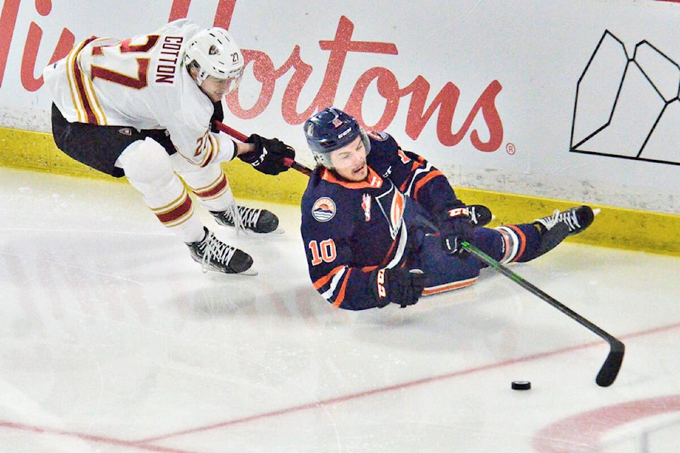 Vancouver Giants have new life in their second-round playoff series with the Kamloops Blazers. The Giants held three different leads on Tuesday night, May 10, and held on to their third one in a dramatic 3-2 victory over the Kamloops Blazers. (Gary Ahuja, Langley Events Centre/Special to Langley Advance Times)