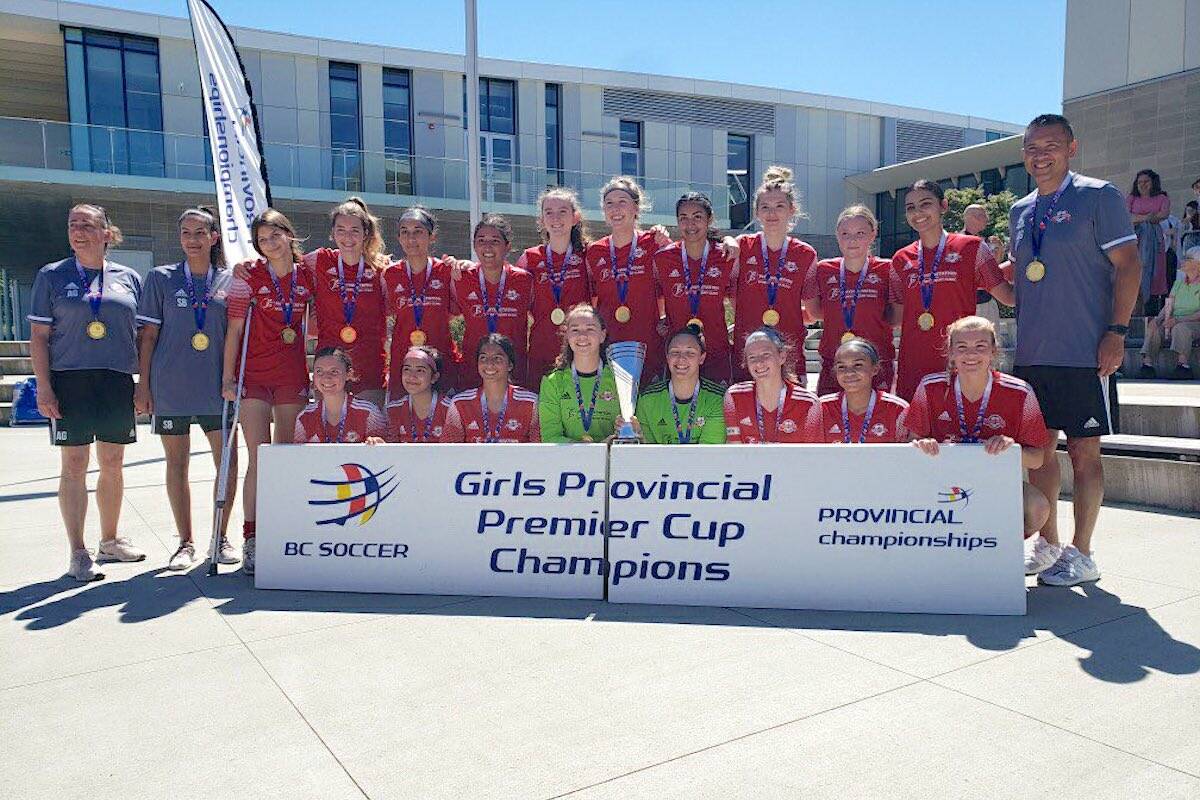 5 Surrey soccer teams win provincial championships, with 2 headed
