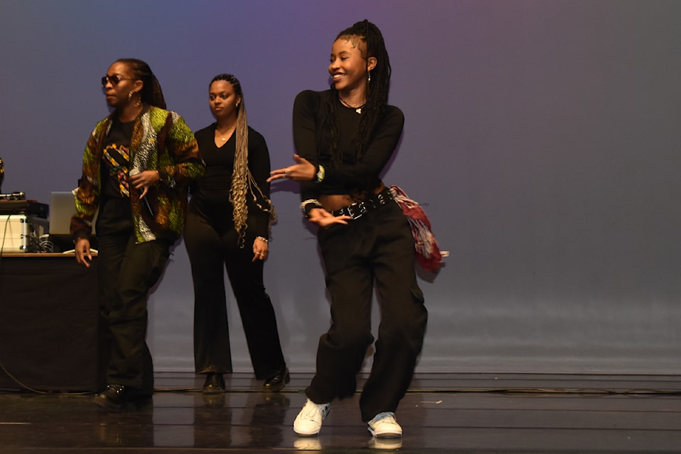Soul Roots Collective Dance performed at Surrey's Black Excellence event.