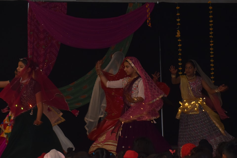Newton Elementary held a Diwali celebration on Oct. 29, 2024 filled with poetry, learning and sharing of cultural dance and food.