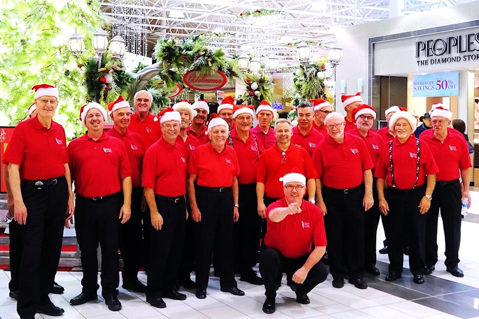 The South Island Chorus is in a Christmas frame of mind.