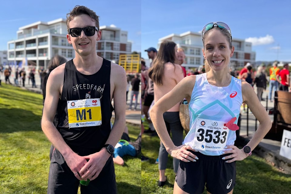 Brandon Vail and Natasha Wodak finished first in the men's and women's division respectively.