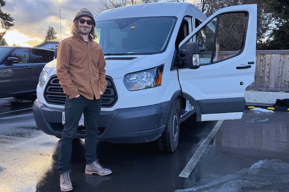 A new band van to take Jesse Roper and his band to new places.