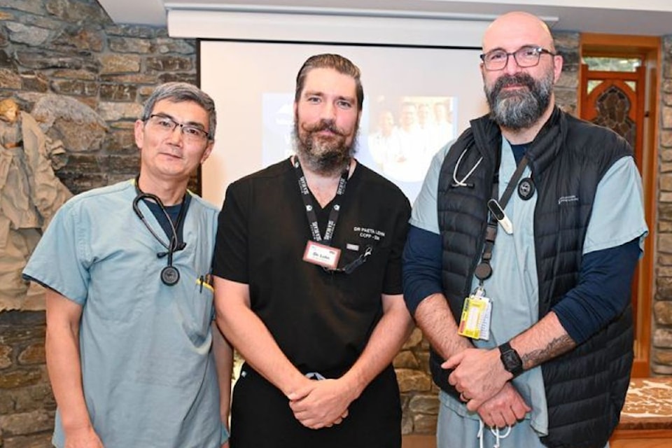 Fu Wu (Fred) Bai, Dr. Paeta Lehn and Eric Demers.