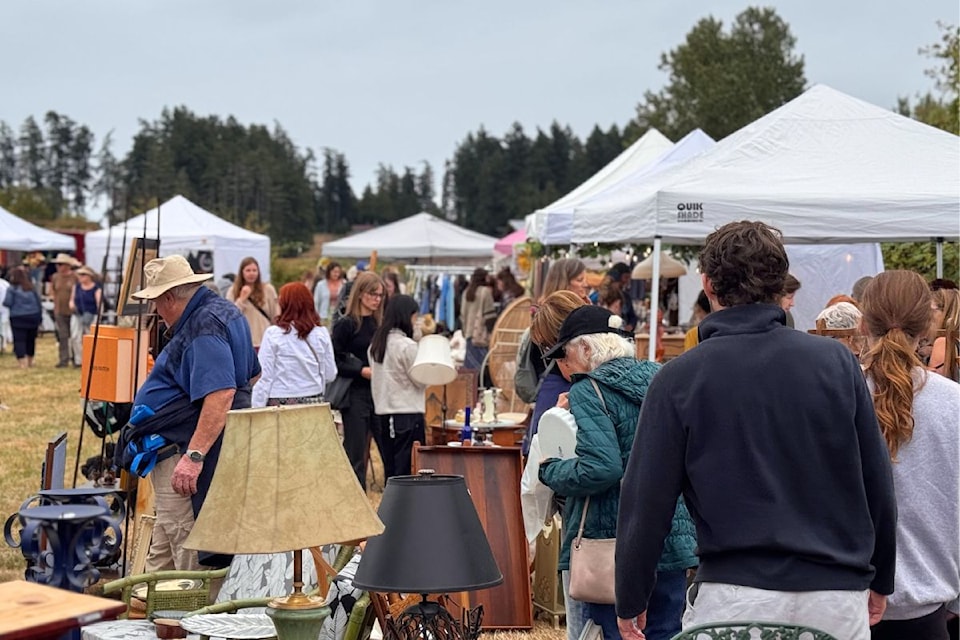 The bustling market on Saturday, July 19.