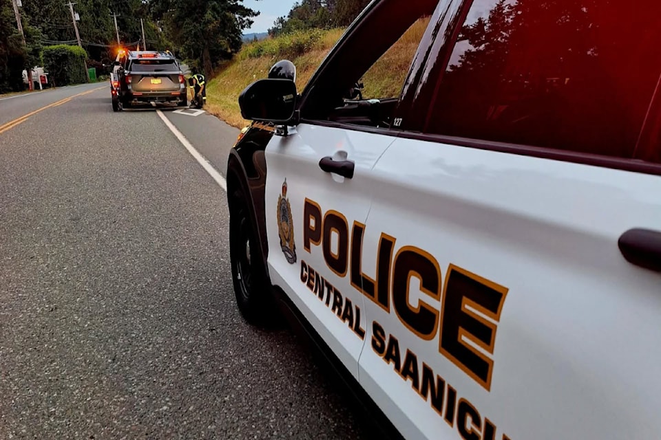 Central Saanich Police officers stopped a driver for excessive speed on June 24.