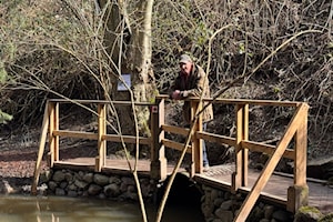 Bridge resident built in North Saanich park runs into troubled waters