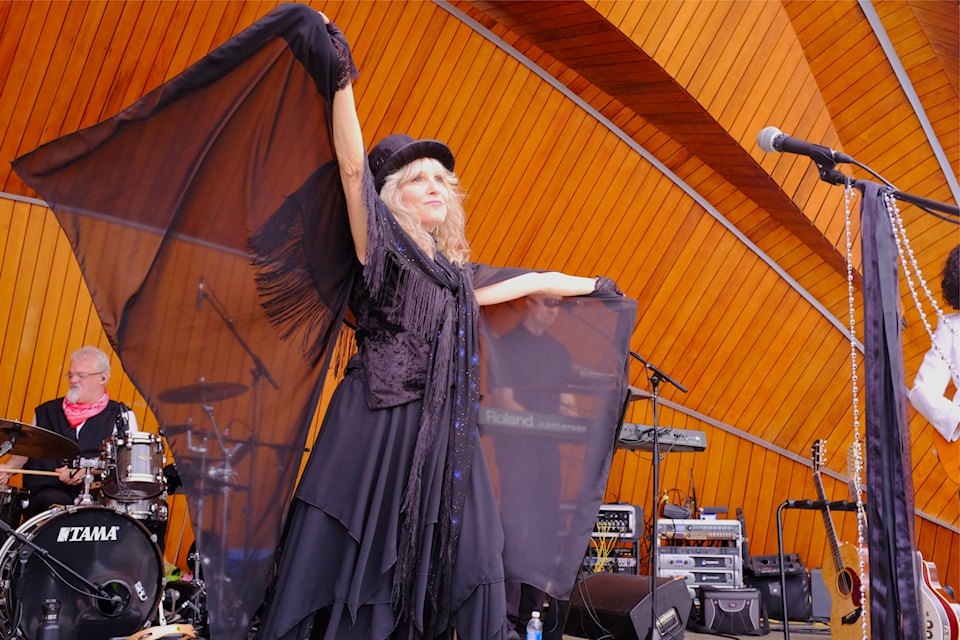 Hundreds attended the second-to-last concert of the summer series, featuring Fleetwood Magic, at Sidney's Beacon Park on Aug. 17.