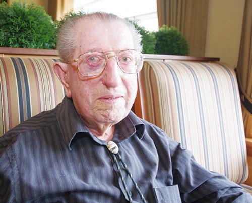 Steven Heywood/News staff
june25/13-Glyn Jones of Sidney turned 103 on June 22.