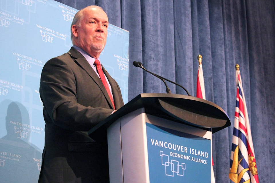Former B.C. Premier John Horgan, died on Nov. 12. (Nicholas Pescod/NEWS BULLETIN)
