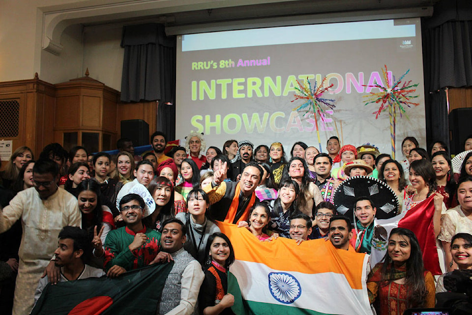 Royal Roads University hosted its annual international showcase where students from around the world could share their food and culture. (Shalu Mehta/News Staff)