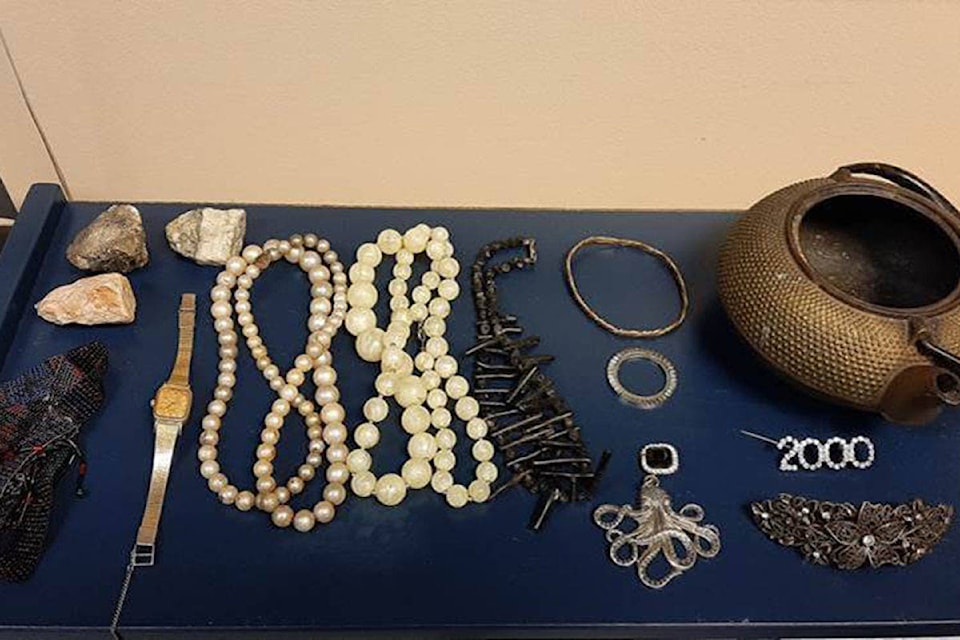 If you recognize any of the items pictured, you’re asked to call the Victoria Police Department. (VicPD photo)