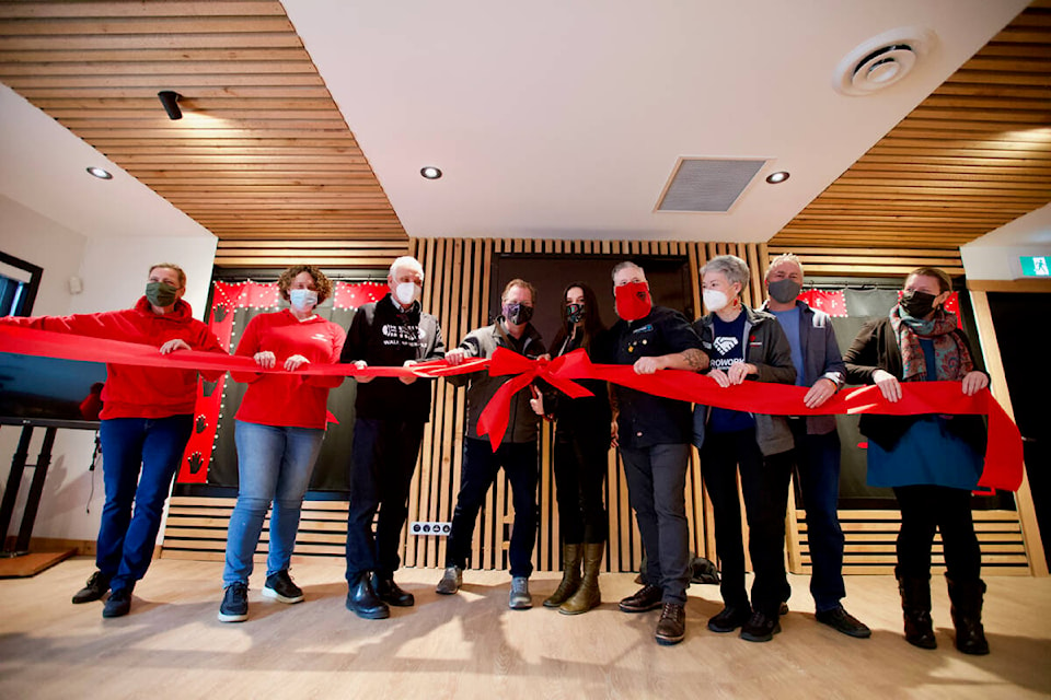 The Indigenous Perspectives Society and HeroWork unveiled the society’s newly renovated headquarters Saturday featuring a modern design, larger training spaces and plenty of showcased Indigenous heritage. (Justin Samanski-Langille/News Staff)