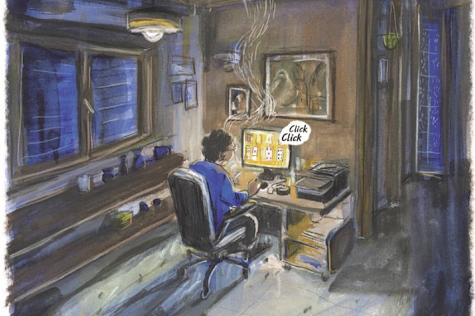 A panel is pictured from “But I Live,” a graphic narrative of Israeli Holocaust survivor Emmie Arbel’s experiences during the Second World War. (Courtesy of Barbara Yelin)