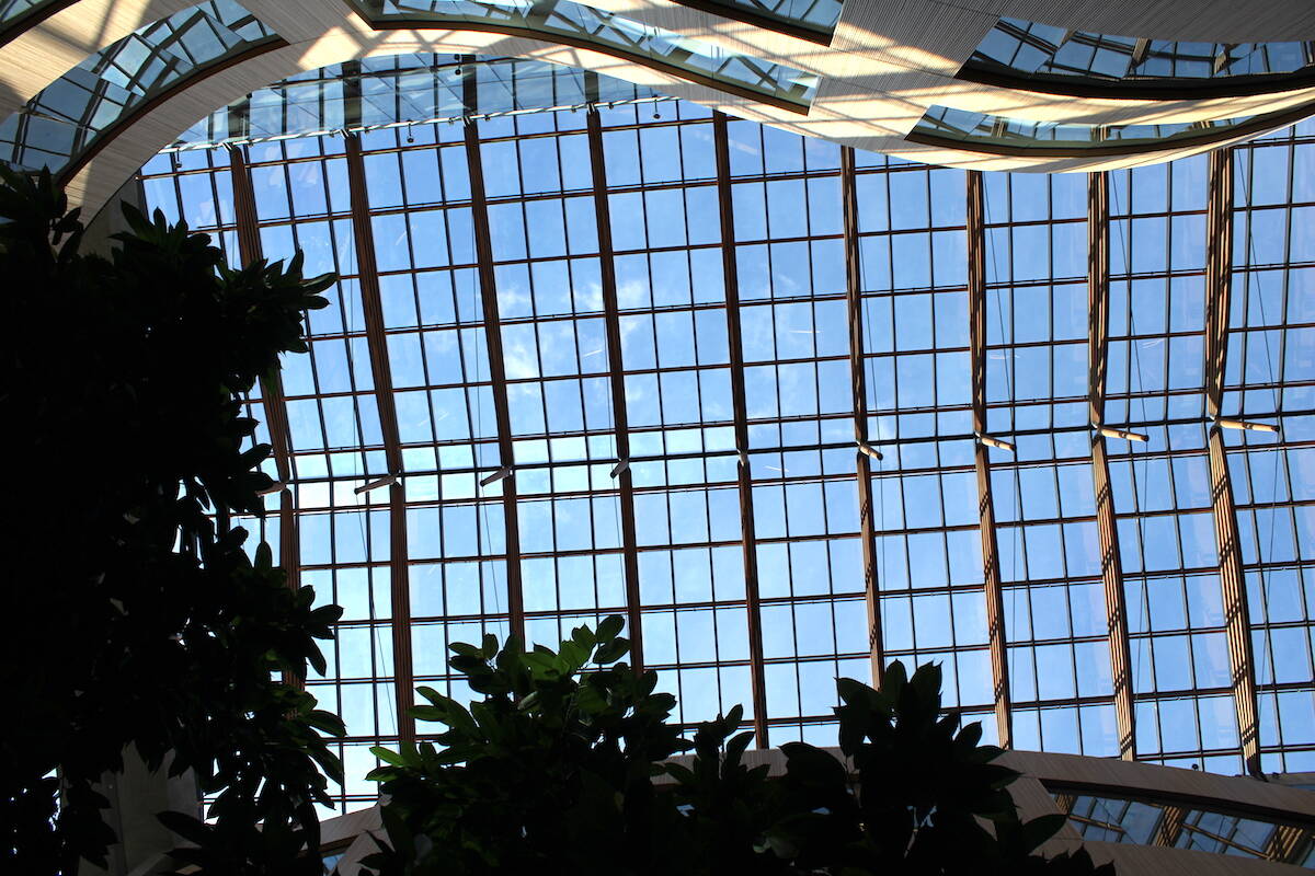 The Atrium building on Yates Street is part of the Greater Victoria 2030 District – a network of property managers from about 23 cities spanning North America that are helping each other transform their built environment on the path to producing zero emissions by 2040. (Jake Romphf/News Staff)