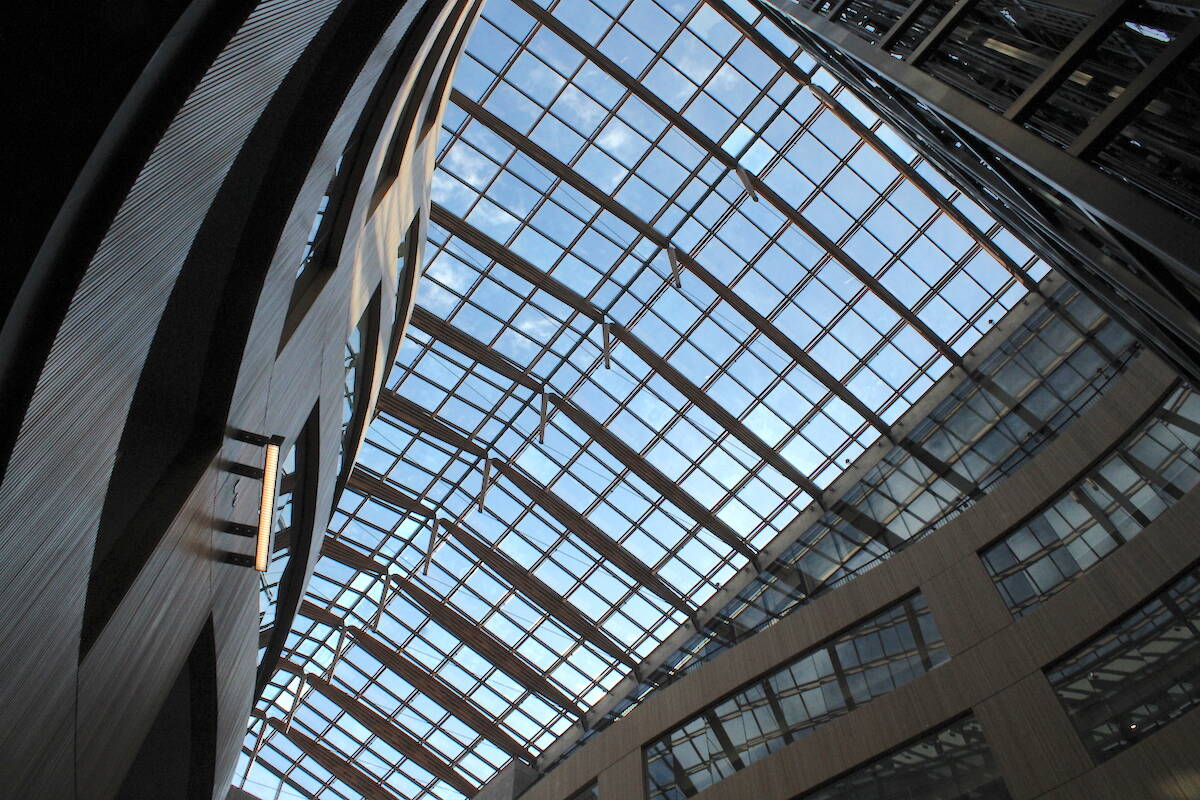 The Atrium building on Yates Street is part of the Greater Victoria 2030 District – a network of property managers from about 23 cities spanning North America that are helping each other transform their built environment on the path to producing zero emissions by 2040. (Jake Romphf/News Staff)