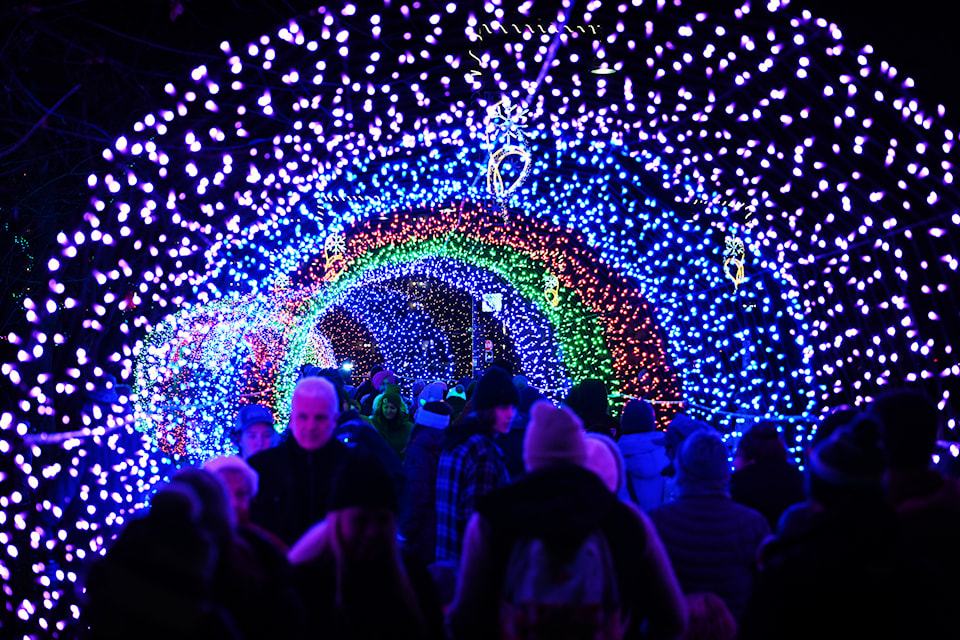 Thousands filled the streets and Gyro Park on Dec. 1 for Penticton's Magic on Main. 