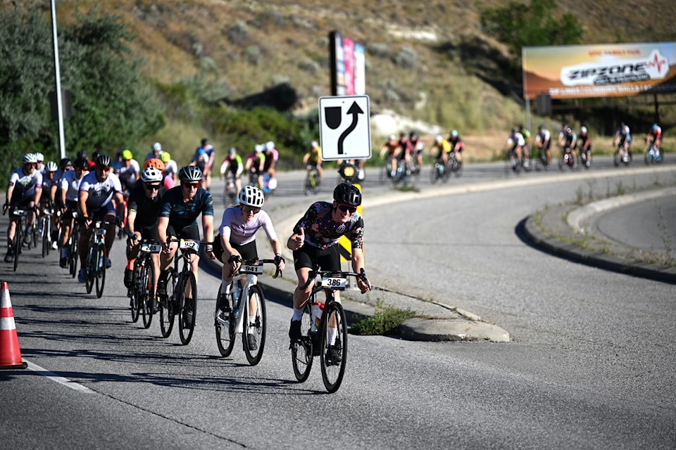 Hundreds of cyclists are participating in the Okanagan Granfondo on July 14, which starts and ends in Penticton. 