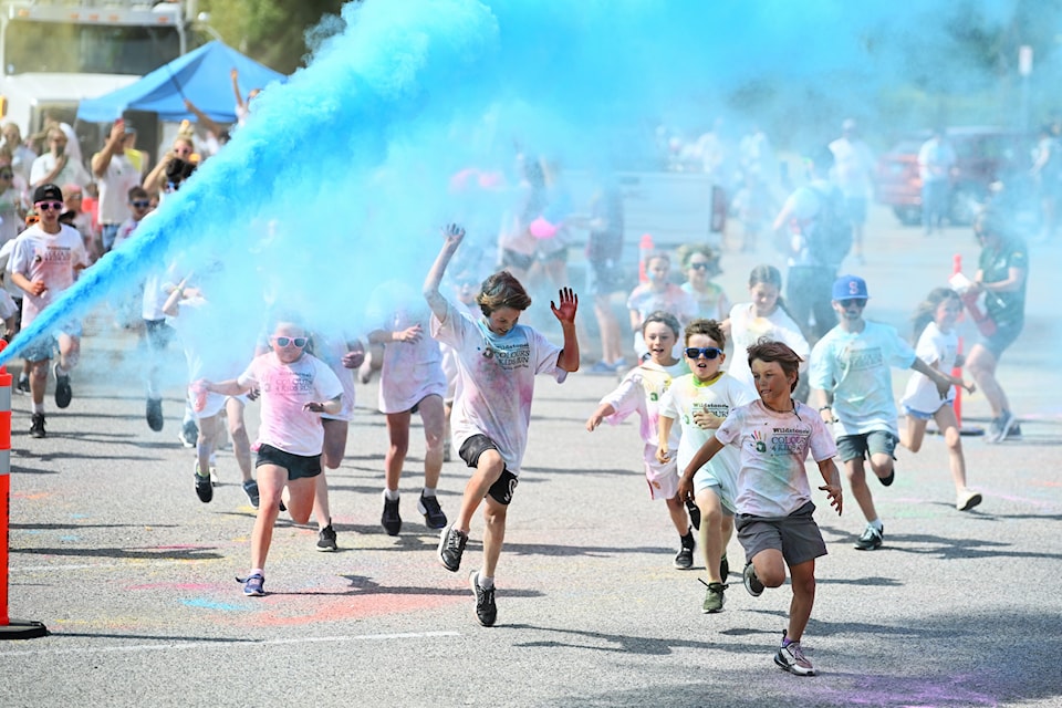 The Colour 4 Kids run returned to Penticton with over 800 participants on June 9, 2024. 