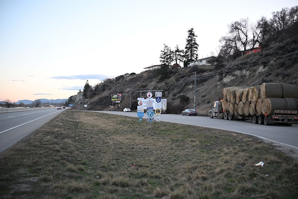 The southbound rest stop on Highway 97 outside Penticton will be closed during construction between March 17 and April 4.