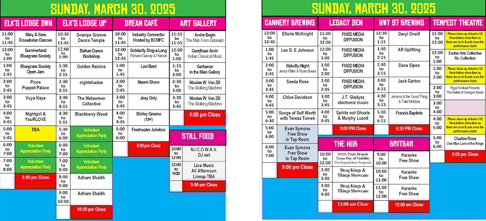 schedule-sunday