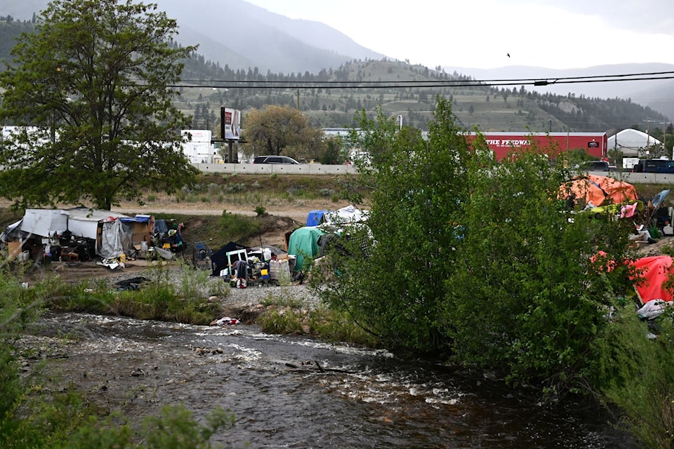 The proximity of an encampment of unhoused individuals to Ellis Creek and the potential environmental impact is one of the concerns the City of Penticton and Penticton Indian Band share about the situation. 