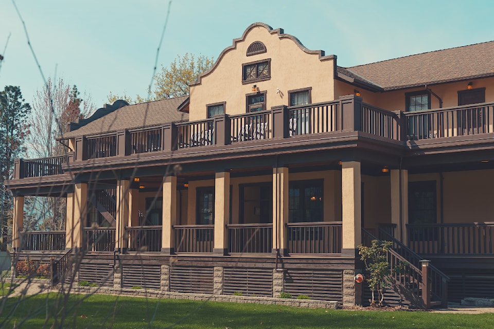 The Naramata Inn was built in the early 1900s.