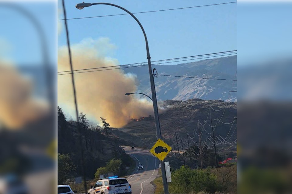 Residents near Highway 3 and the Osoyoos Industrial Park area are being told on Aug. 11 to prepare to evacuate due to a fast-moving nearby wildfire. 